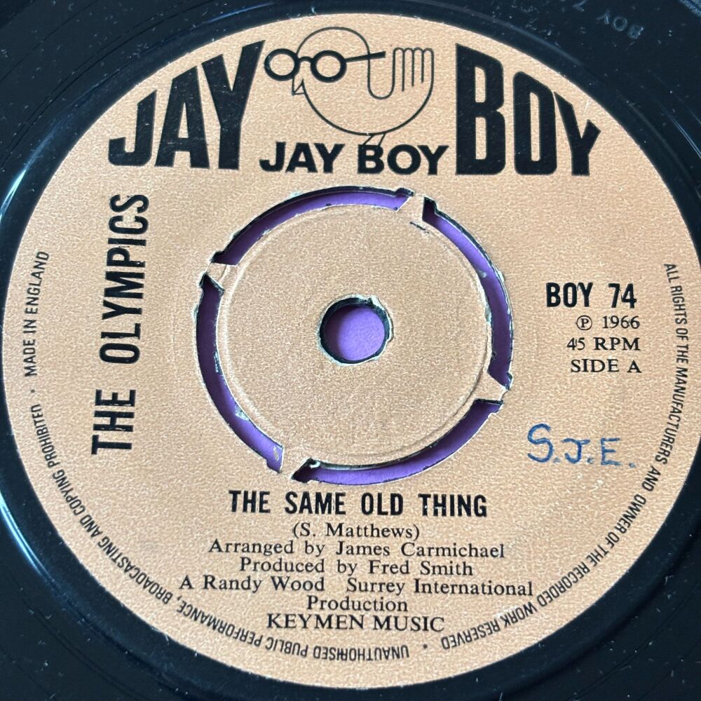 Olympics-The same old thing-Jay Boy wol E+