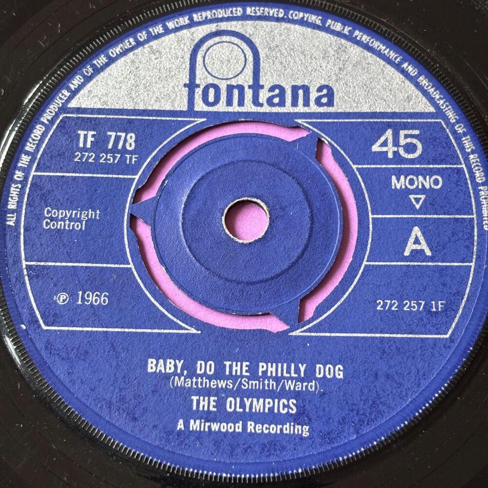 Olympics-Baby do the Philly dog-UK Fontana vg+