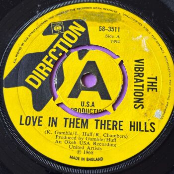 Vibrations-Love in them there hills-UK Direction stkr E+