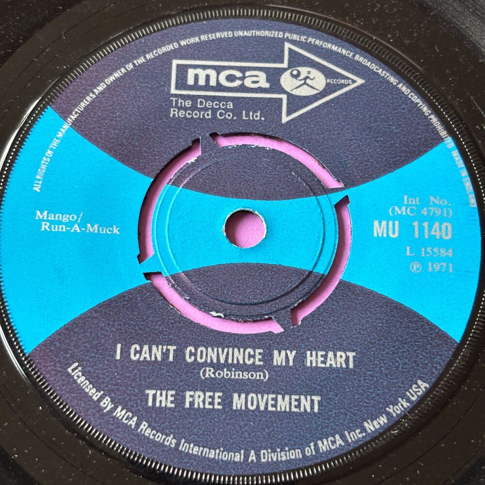 Free Movement-I can't convince my heart-UK MCA E+