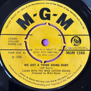 Mike Cotton Sound-Soul Serenade/We got a good thing going baby-MGM E+