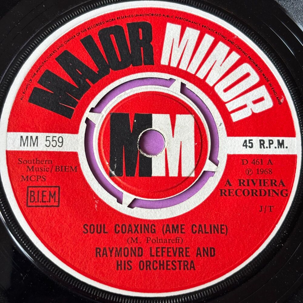 Raymond Leferve-Soul coaxing-UK Major Minor E+
