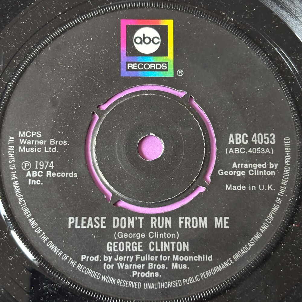 George Clinton-Please don't run from me-UK ABC E+