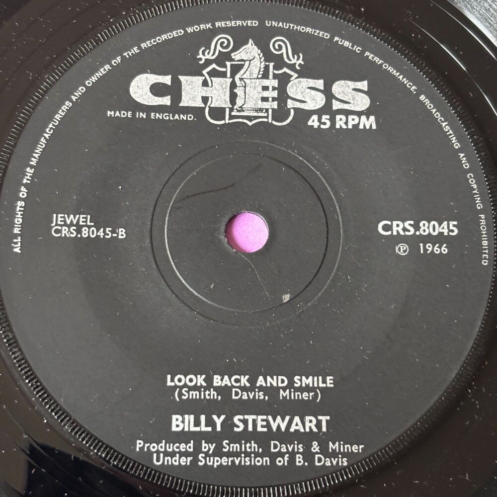 Billy Stewart-Look back and smile-UK Chess M-
