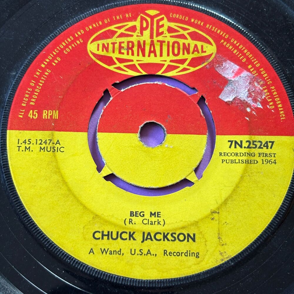 Chuck Jackson-Beg me-Pye Int vg