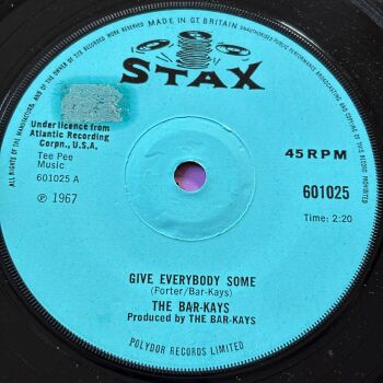Bar-Kays-Give everybody some-UK Stax E+