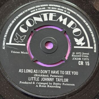 Little Johnny Taylor-As long as I don't have to see you-UK Contempo E+