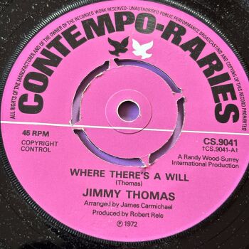 Jimmy Thomas-Where there's a will-UK Contempo Raries M-