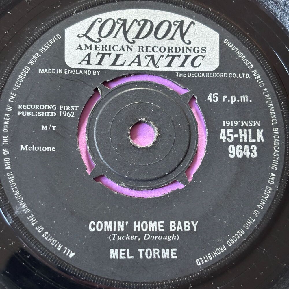 Mel Torme-Comin' home baby-London vg+