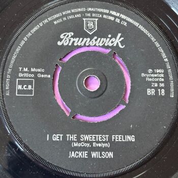 Jackie Wilson-I get the sweetest feeling-UK Brunswick E+