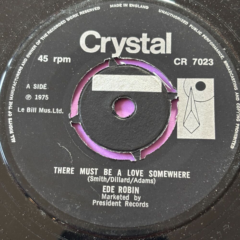 Ede Robin-There must be love somewhere-UK Crystal E