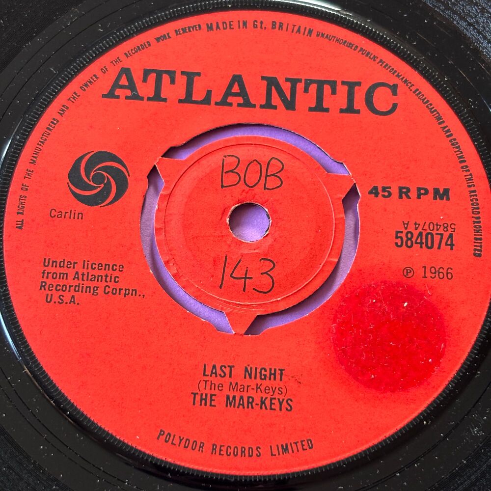 Mar-Keys-Last night/ Night before-UK Atlantic wol E+