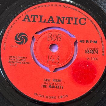 Mar-Keys-Last night/ Night before-UK Atlantic wol E+