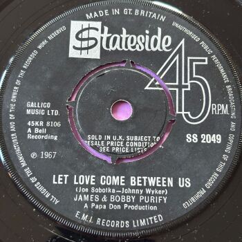 James & Bobby Purify-Let love come between us-UK Stateside E+