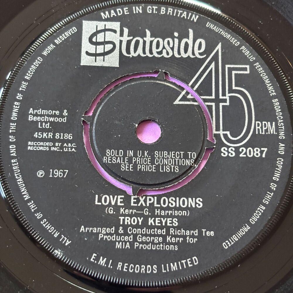 Troy Keyes-Love explosions-UK Stateside M-