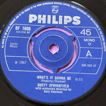 Dusty Springfield-What's it gonna be-UK Philips vg+