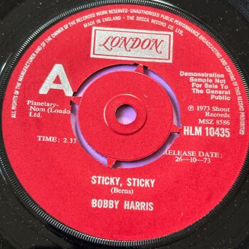 Bobby Harris-Sticky, sticky-UK London E+