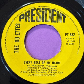 Du-Ettes-Every beat of my heart-UK President noc E+