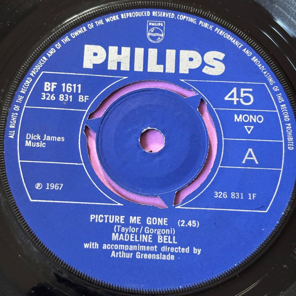 Madeline Bell-Picture me gone-UK Philips E+