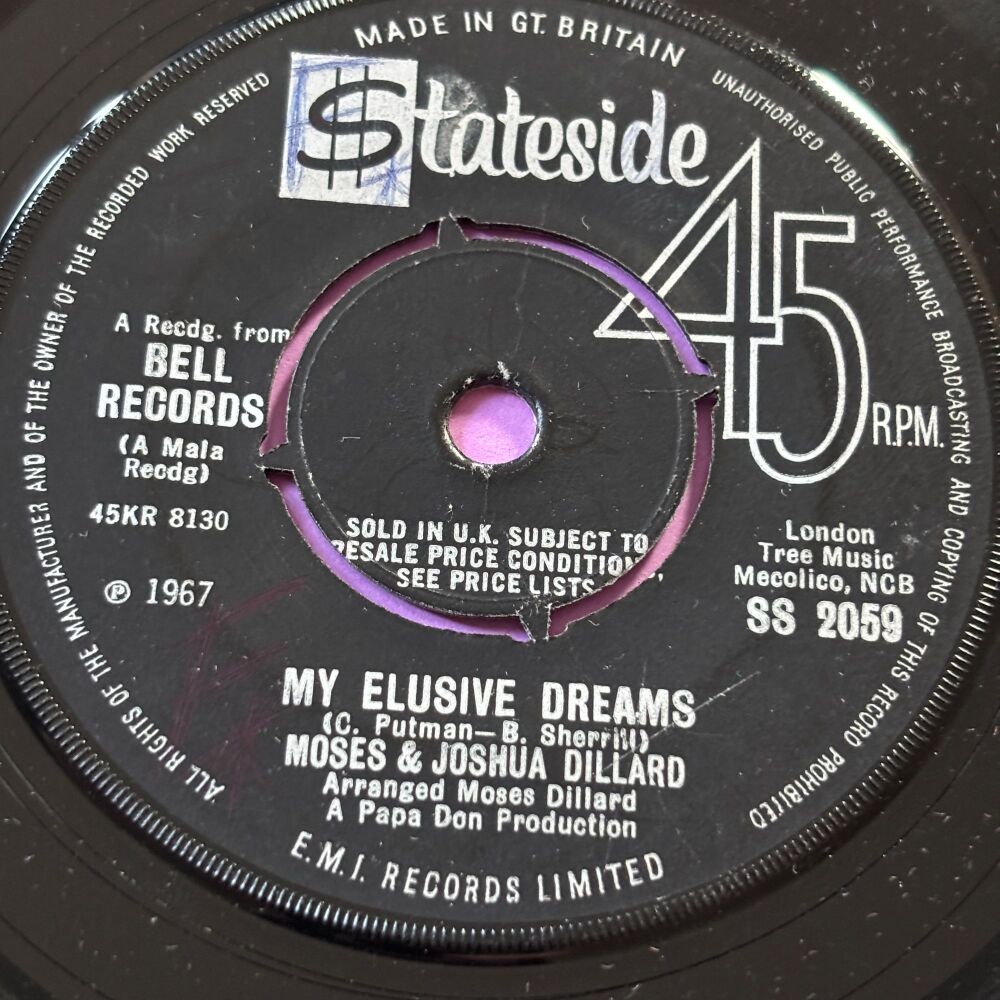 Moses & Joshua Dillard-My elusive dreams-UK Stateside E+