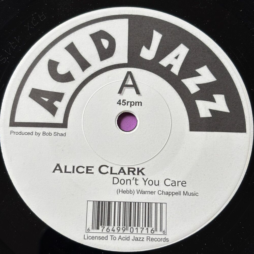 Alice Clark-Don't you care-Acid Jazz E+