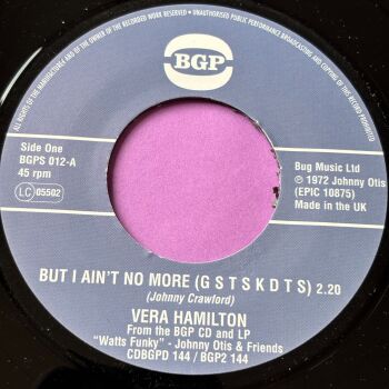 Vera Hamilton-But I ain't no more/ Spells and incantations-BGP M-