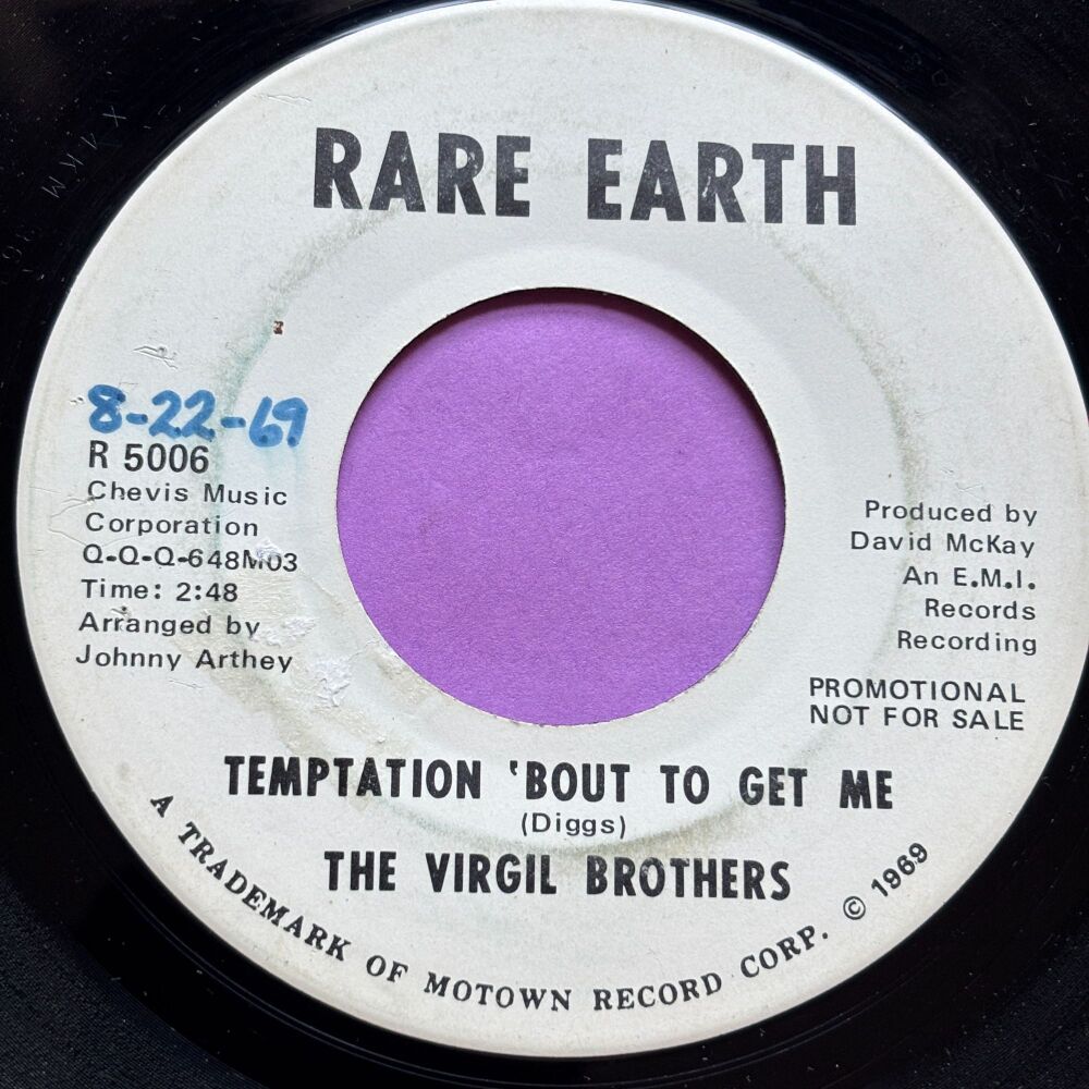 Virgil Brothers-Temptation 'bout to get me-Rare Earth WD E