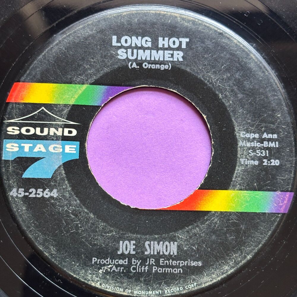 Joe Simon-Long hot summer-Sound Stage 7 E