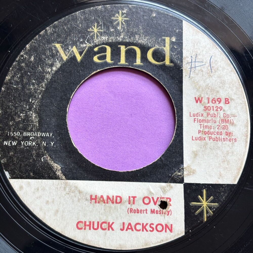 Chuck Jackson-Hand it over-Wand vg+