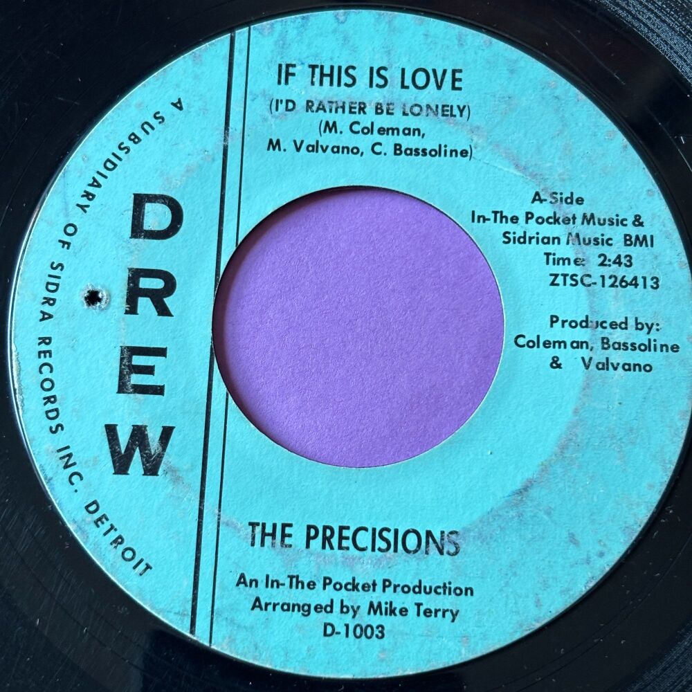 Precisions-If this is love-Drew vg+