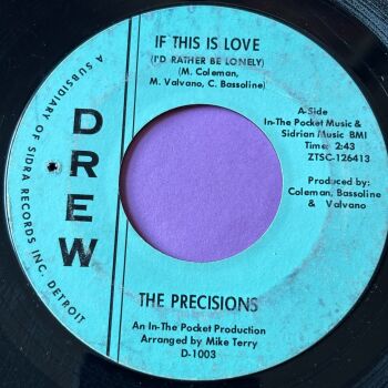 Precisions-If this is love-Drew vg+