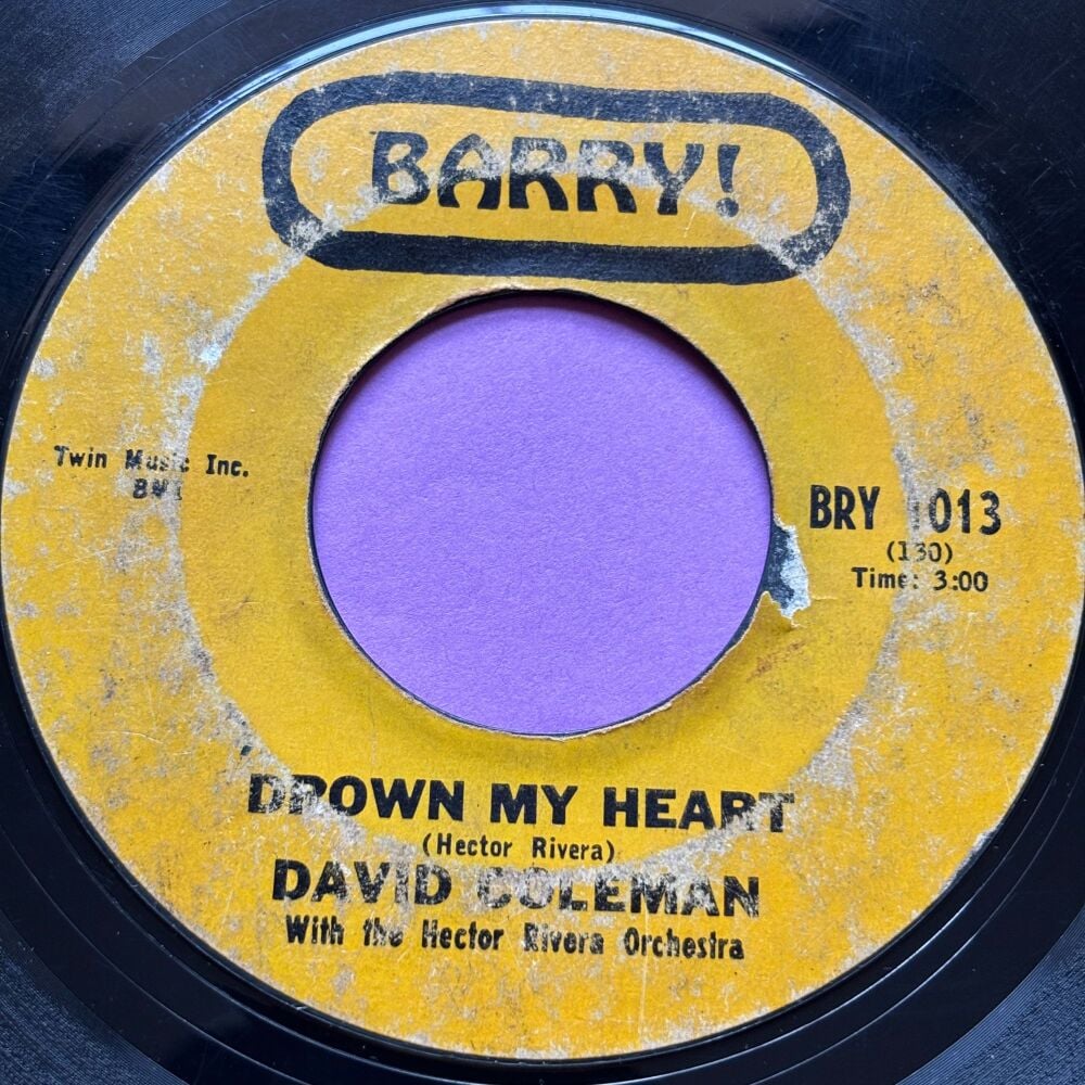 David Coleman-Drown my heart-Barry vg+