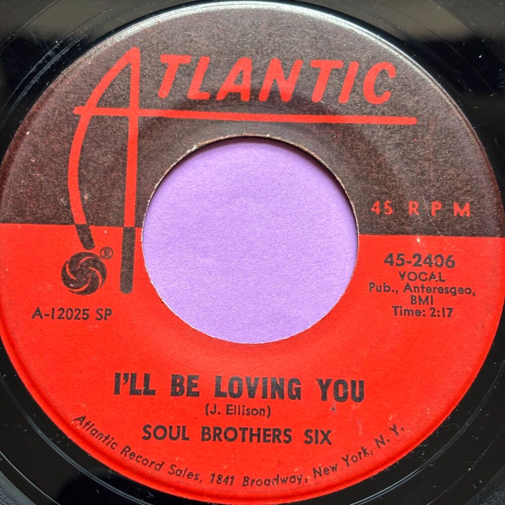 Soul Brothers Six-I'll be loving you-Atlantic vg+