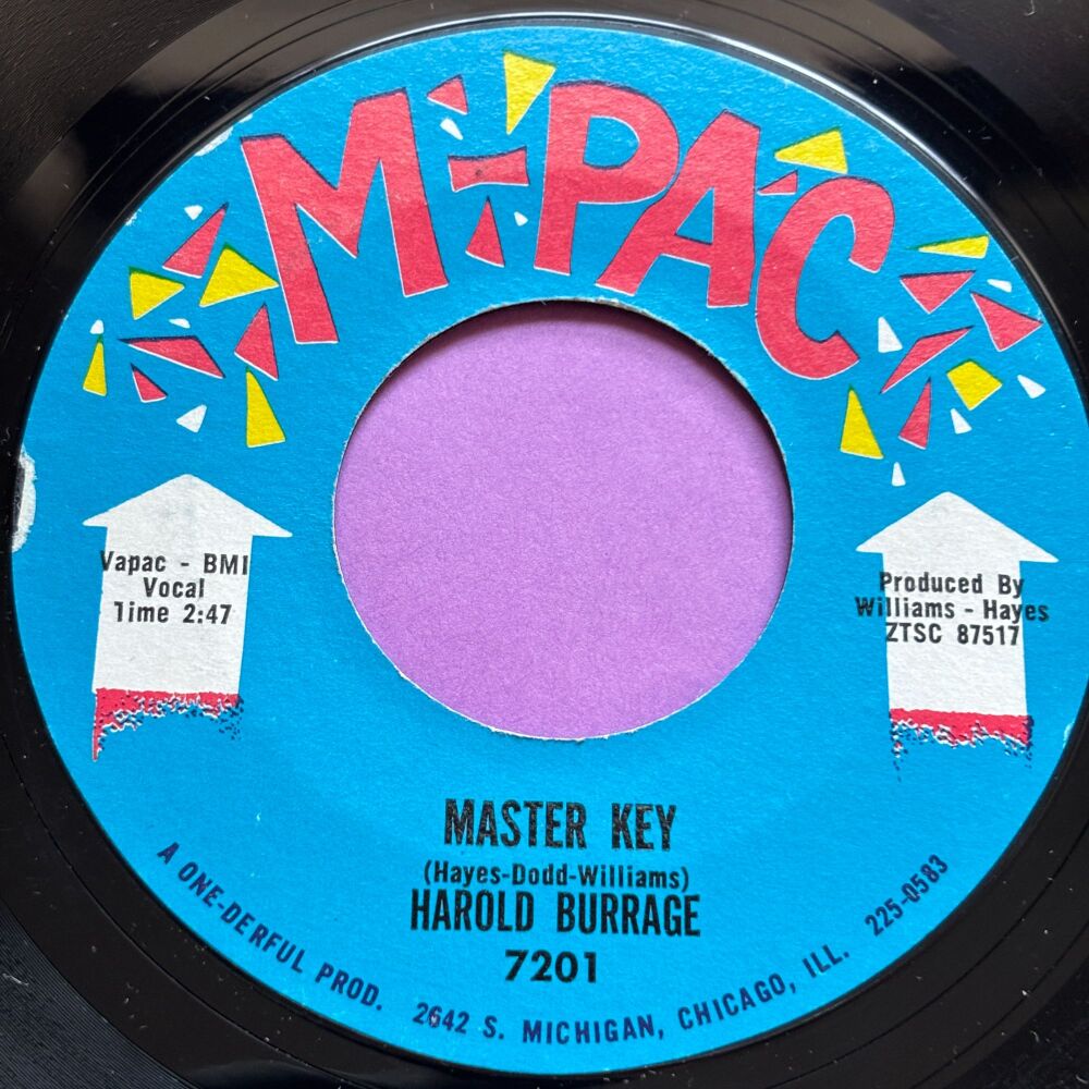 Harold Burrage-Master key-M-Pac M-
