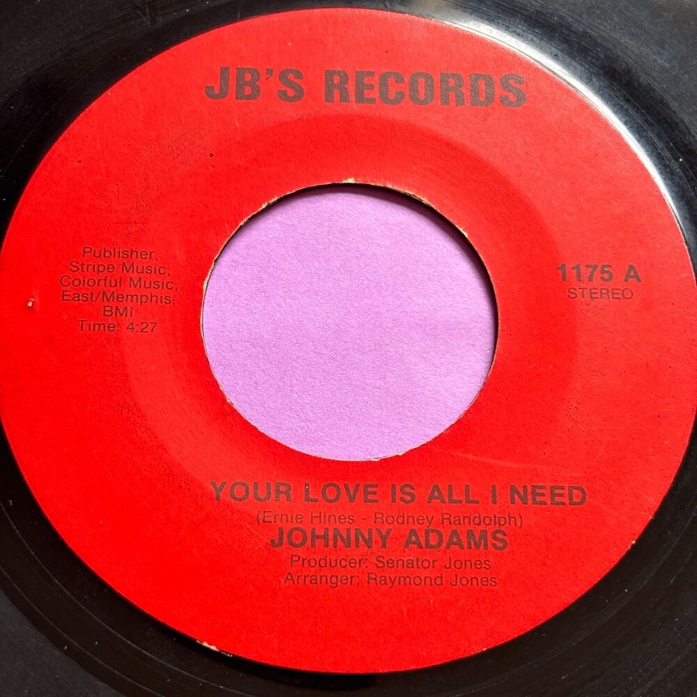 Johnny Adams-Your love is all I need-JB's vg+