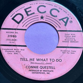 Connie Questell-Tell me what to do-Decca Demo vg+