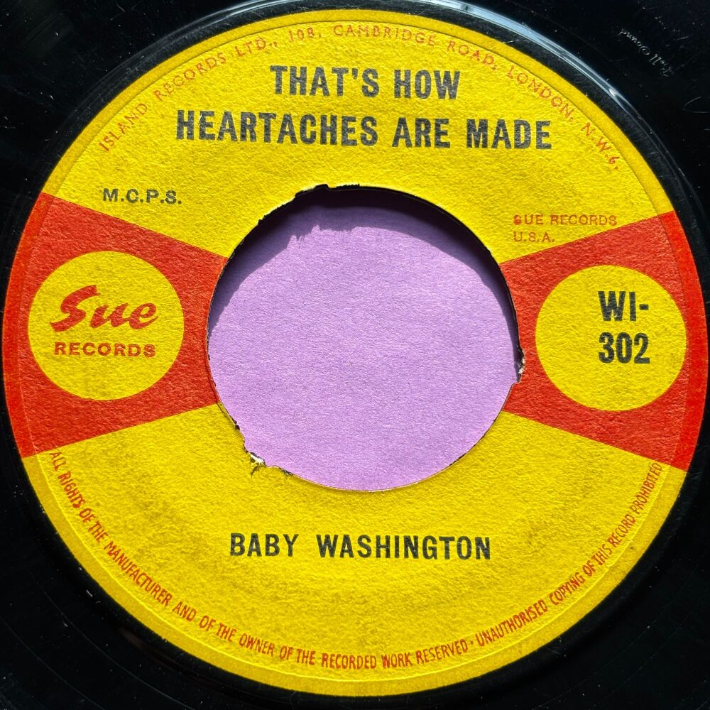 Baby Washington-That's how heartaches are made/ Doodlin-UK Sue noc E