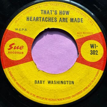 Baby Washington-That's how heartaches are made/ Doodlin-UK Sue noc E