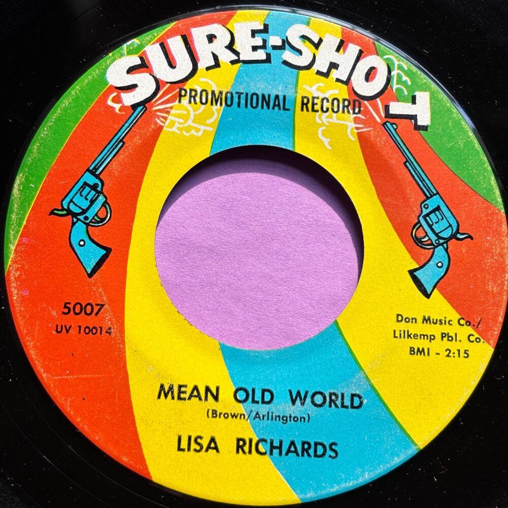 Lisa Richards-Mean old world-Sure Shot vg+