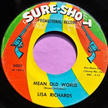 Lisa Richards-Mean old world-Sure Shot vg+
