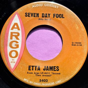 Etta James-Seven day fool-Argo vg+