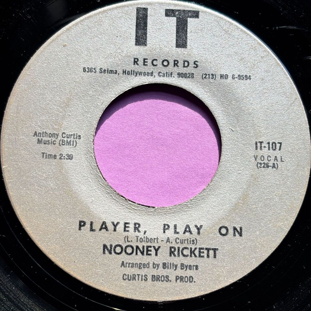 Nooney Rickett-Player play on-IT vg+