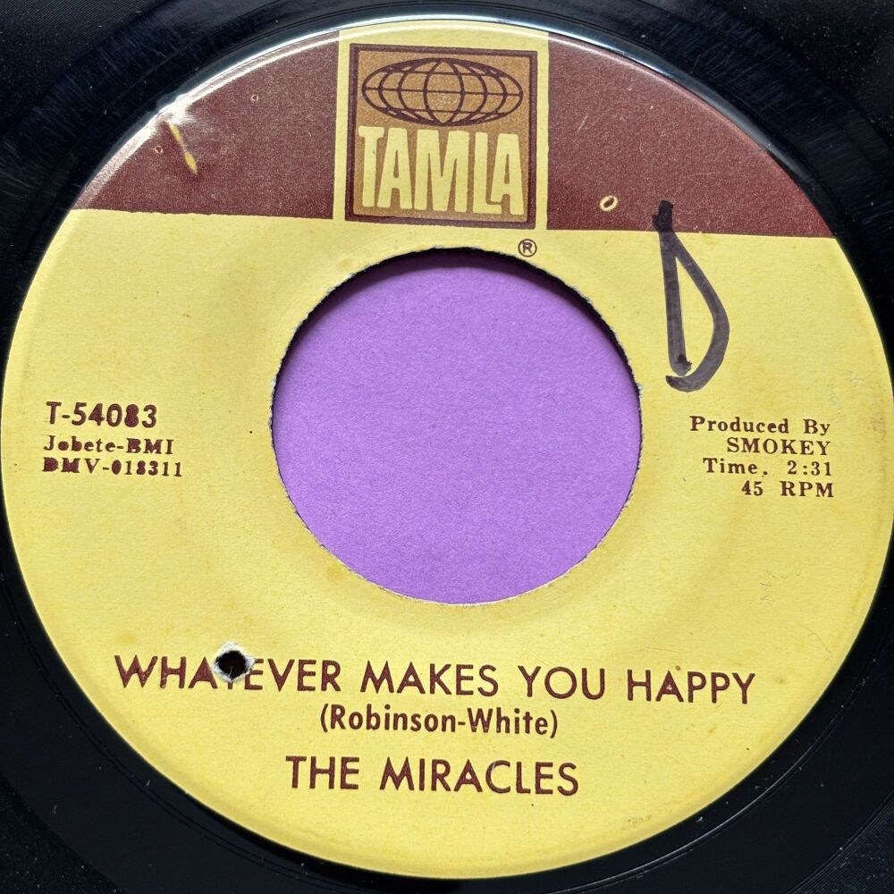 Miracles-Whatever makes you happy-Tamla wol E+