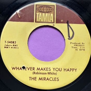 Miracles-Whatever makes you happy-Tamla wol E+