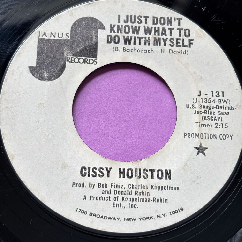 Cissy Houston-I just don't know what to do with myself-Janus WD E-