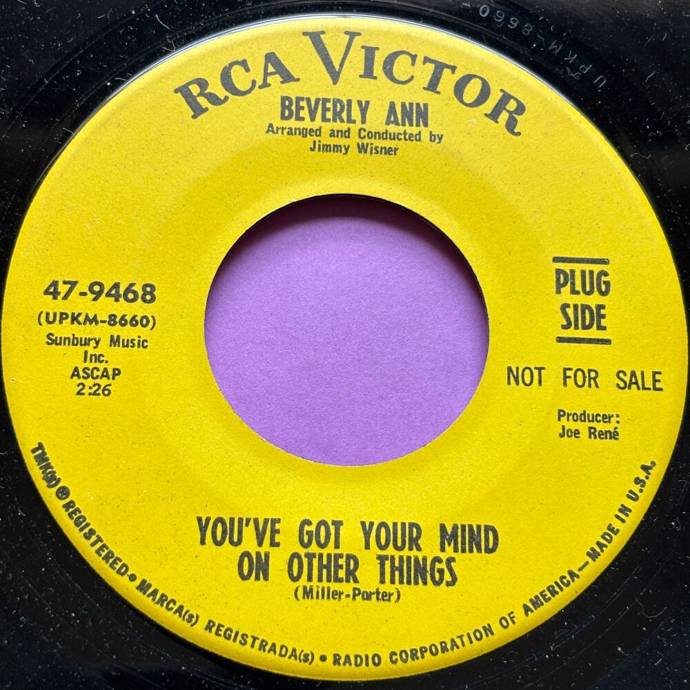 Beverly Ann-You've got your mind on other things-RCA Demo E+