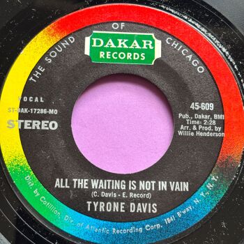 Tyrone Davis-All the waiting is not in vain-Dakar M-