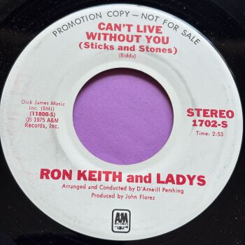Ron Keith-Can't live without you-A&M WD E+