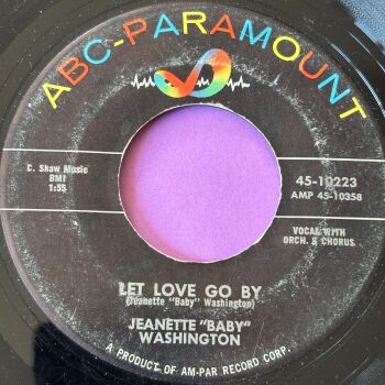 Jeanette Baby Washington-Let love go by-ABC vg+