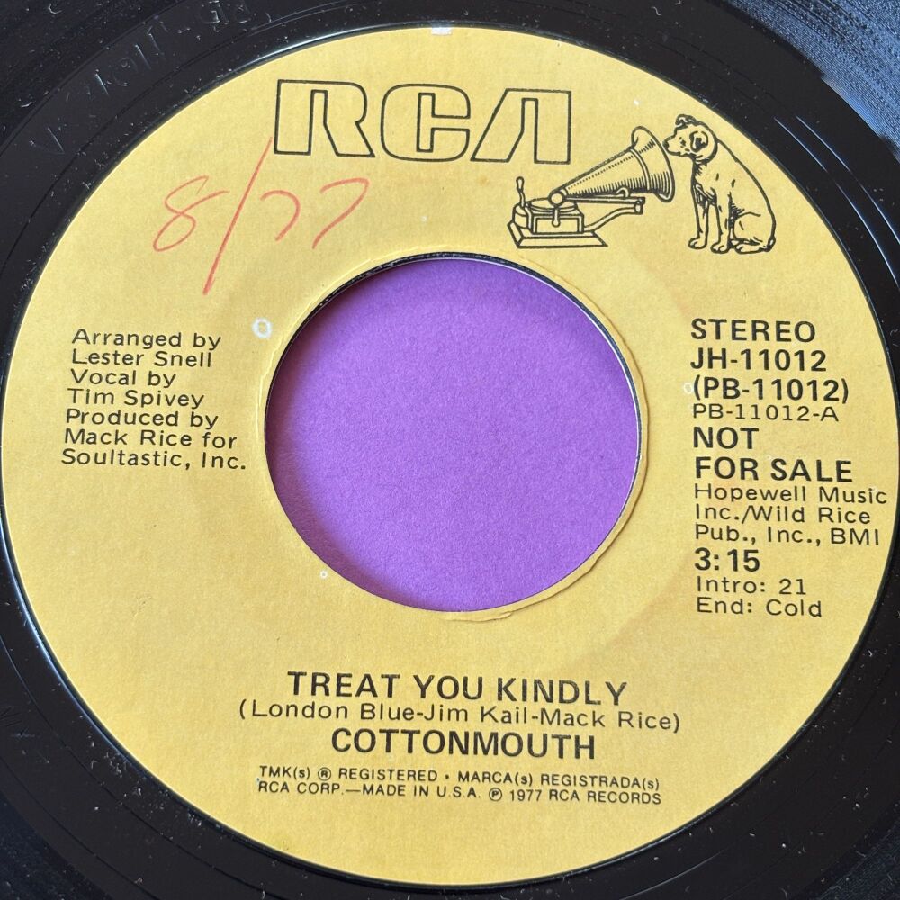 Cottonmouth-Treat you kindly-RCA Demo wol E+